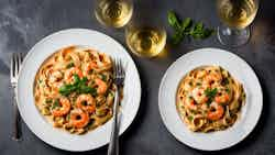 Aberporth Prawn Linguine