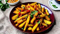 Acehnese Spiced Fried Potatoes With Chili Sauce
