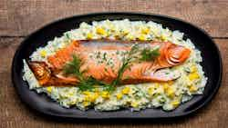 Ainu-style Smoked Trout And Potato Salad