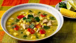 Ajiaco: Traditional Colombian Chicken And Potato Soup