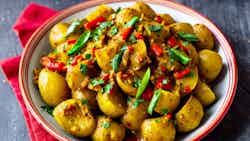 Ala Thel Dala (spicy Sri Lankan Deviled Potatoes)