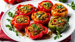 Albanian Style Stuffed Peppers (Speca të Mbushur)