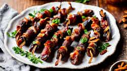 Algaida Almond-stuffed Dates Wrapped In Bacon