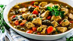 Algerian Chicken and Olive Stew (Djedj M'kalli)