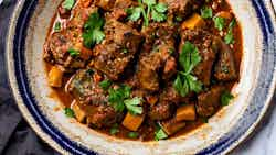 Algerian Lamb and Eggplant Tagine (Tagine M'charmel)