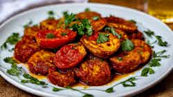 Alloco (fried Plantains With Spiced Tomato Sauce)