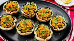 Andalusian-style Stuffed Mushrooms (Champiñones Rellenos a la Andaluza)