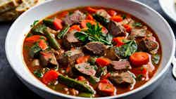 Arbëreshë Lamb and Vegetable Stew (Speca të Mbushur)