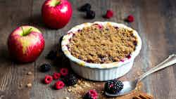 Armagh Apple And Blackberry Crumble