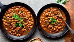 Arnaki Me Revithia Stifado (epirotic Lamb And Chickpea Stew)