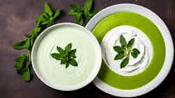 Assyrian Yogurt and Mint Soup (Ayran Aş)