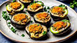 Asturian Style Stuffed Portobello Mushrooms (Champiñones Portobello Rellenos a la Asturiana)