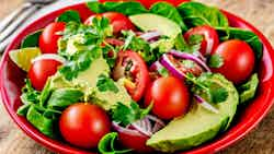 Avocado and Tomato Salad (Salade d'avocat et de tomate)