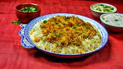 Awadhi Dum Pukht Biryani (Slow-cooked Chicken Biryani)