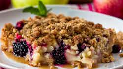 Baden Apple and Blackberry Crumble (Badischer Apfel-Brombeer-Crumble)