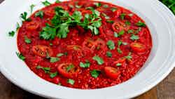 Badimjan Levengi (spicy Tomato And Eggplant Dip)