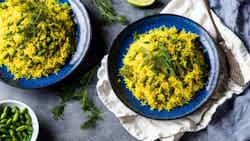 Baghali Polo (persian Dill And Lima Bean Rice)