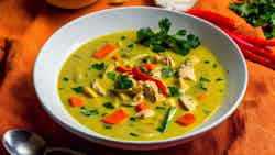 Bahamian Coconut Curry Chicken Soup