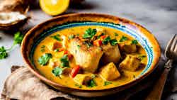 Bahamian Coconut Curry Conch