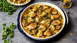 Bahraini Chicken And Mushroom Casserole