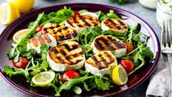 Bahraini Grilled Halloumi Salad