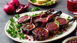 Bahraini Lamb Chops With Pomegranate Glaze