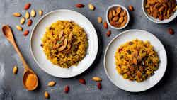 Bahraini Spiced Rice With Raisins And Almonds