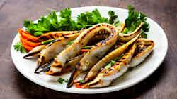 Bai Pla Muk (cambodian Grilled Squid)