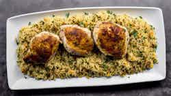 Baked Chicken With Herbed Rice Pilaf
