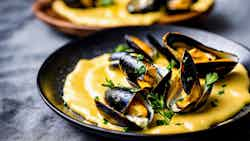 Baked Mussels With Cheese (choros A La Parmesana)