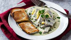 Baltic Herring Fillets in Sour Cream Sauce (Baltijos silkės filės grietinės padaže)