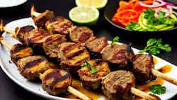 Barg Kebab (grilled Saffron Lamb Chops)