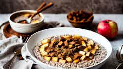 Bashkir Buckwheat Porridge with Roasted Apples and Cinnamon (Башкирская гречневая каша с запеченными яблоками и корицей)