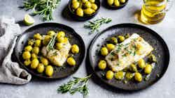 Basilicatan Baked Cod With Potatoes And Olives