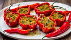 Basque Bliss: Txangurro (spider Crab) Stuffed Piquillo Peppers