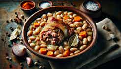 Bean Stew With Pork Knuckle (fasole Cu Ciolan)