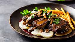 Bebek Jamur (braised Duck With Mushrooms)