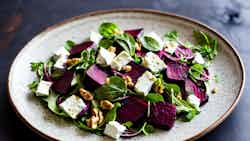 Beetroot and Goat Cheese Salad (Biešu un kazas siera salāti)