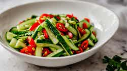 Beijing Style Spicy Cucumber Salad (拍黄瓜)