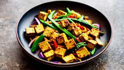 Beijing Style Spicy Tofu Stir-Fry (辣子豆腐炒)