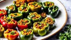 Bharwa Shimla Mirch (stuffed Bell Peppers)