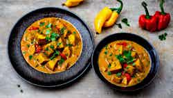 Bharwan Shimla Mirch Curry (stuffed Capsicum Curry)