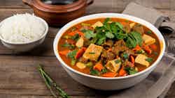 Bhutanese Cheese And Pork Stew With Vegetables And Rice (ema Phagsha Tshoem Paa)
