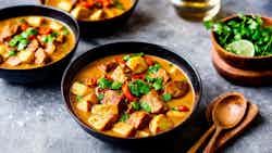 Bhutanese Spicy Potato Stew With Pork (kharang Tshoem Paa)