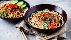 Bibim Naengmyeon Spicy Cold Noodles (비빔냉면)