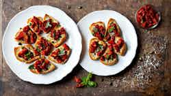 Bigilla Bruschetta With Sun-dried Tomatoes