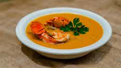 Bisque Udang Karang (lobster Bisque)