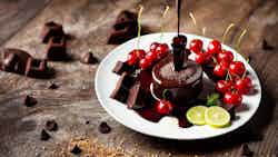 Black Forest Chocolate Fondue (Schwarzwälder Schokoladenfondue)