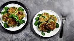 Bolondo Yam And Spinach Fritters