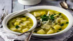 Bosanska Supa Od Praziluka I Krompira (bosnian Leek And Potato Soup)